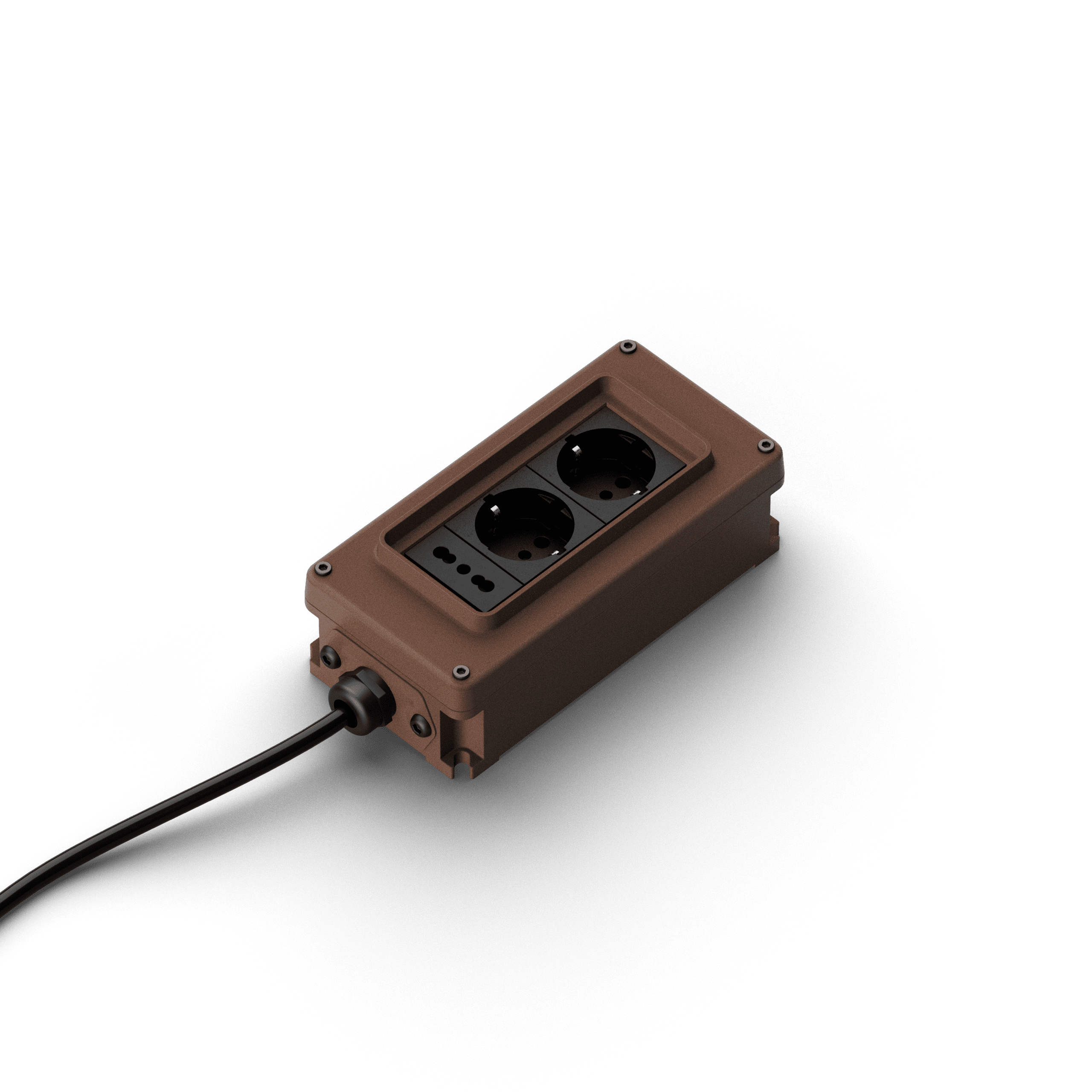 Genuit doza box 5 vtičnica