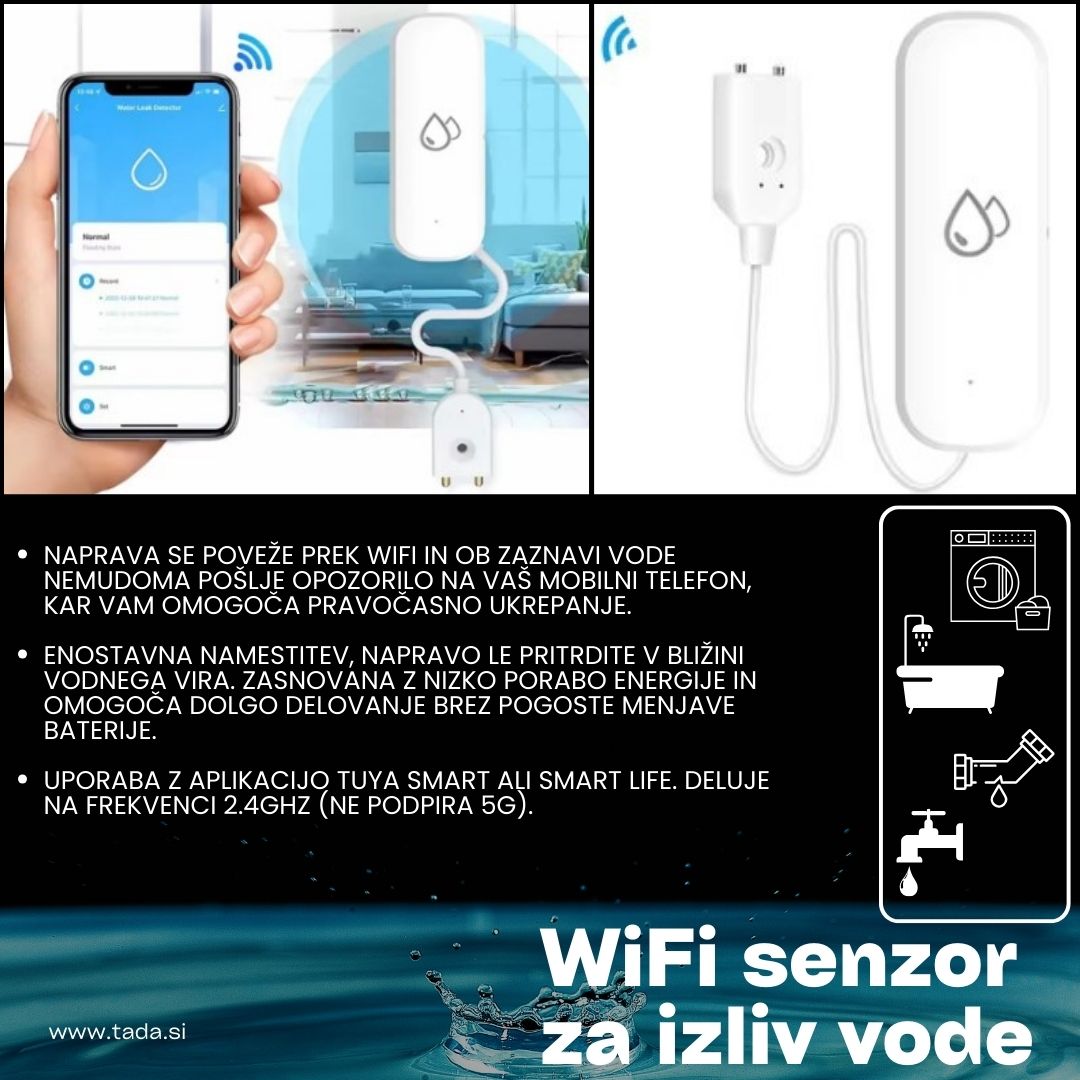 WiFi senzor za izliv vode - slika 2