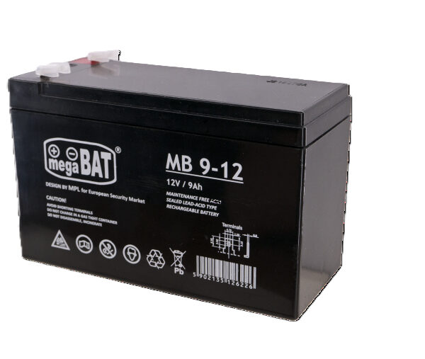 Akumulatorska baterija MB 9-12 - 12V 9 Ah