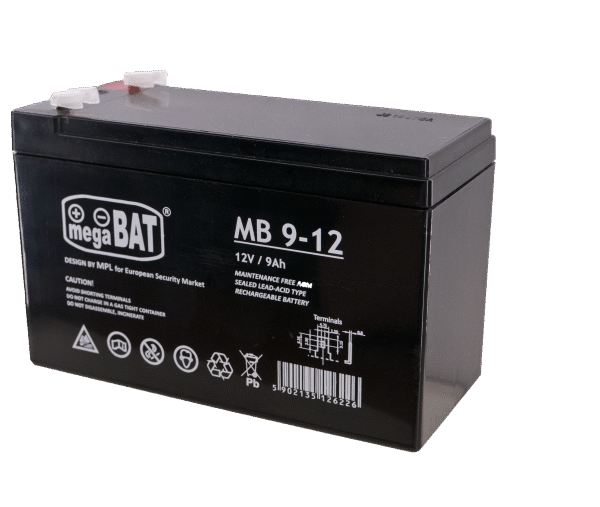 Akumulatorska baterija MB 9-12 - 12V 9 Ah